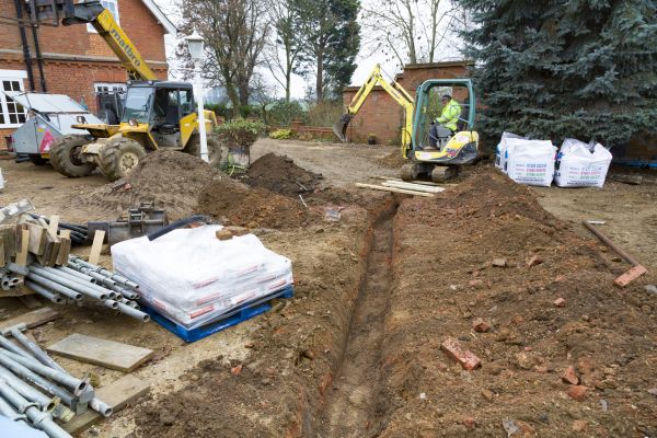 Drainage Ditch Digging in Redding