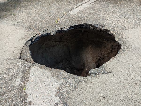 Sinkhole Repair in Redding