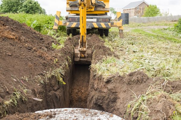 Drainage Trench Installation in Redding