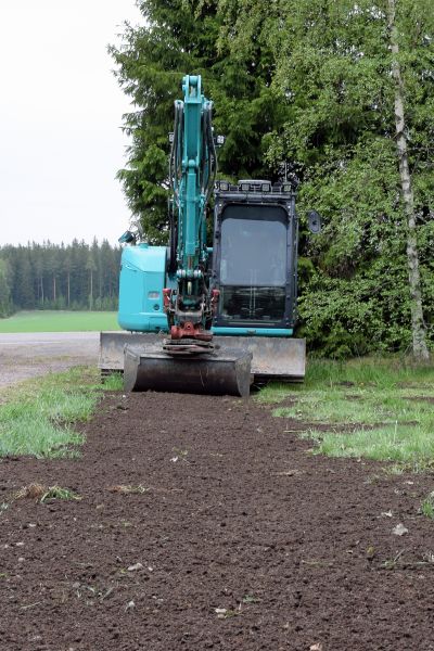Backhoe Grading in Redding