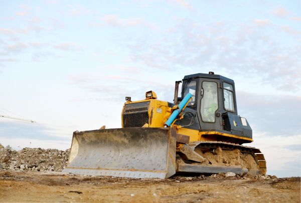 Bulldozer Land Excavation in Redding