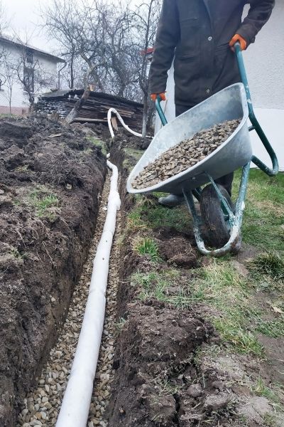 Drain Trenching in Redding