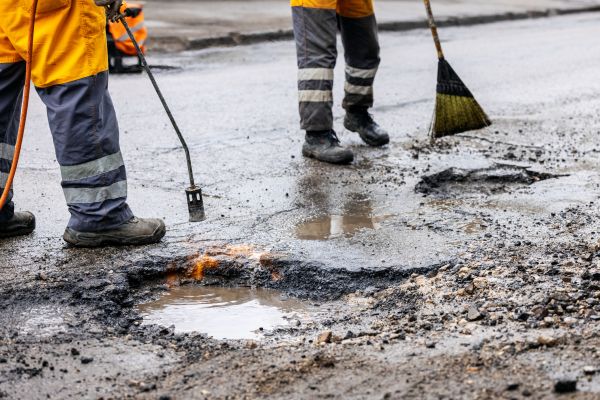 Gravel Pothole Repair in Redding