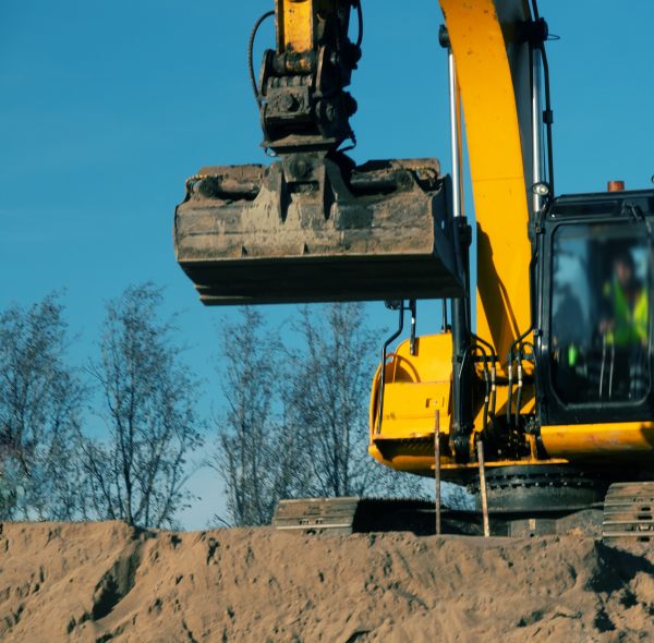 Ditch Grading in Redding
